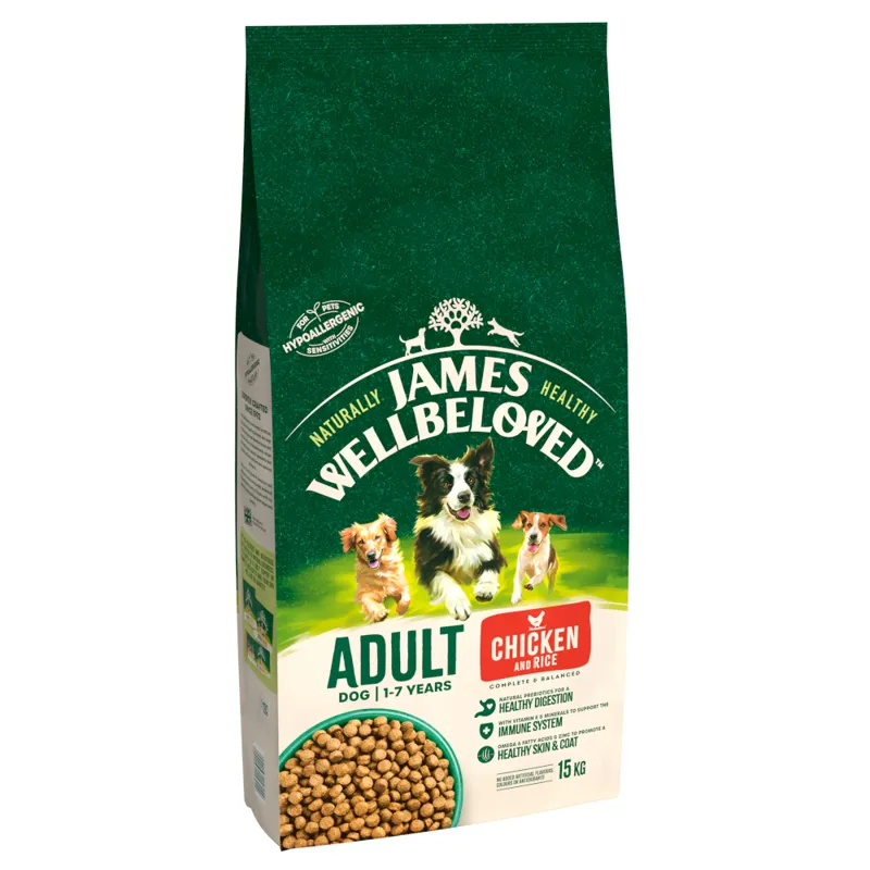 James Wellbeloved Dog Adult Chicken 15kg